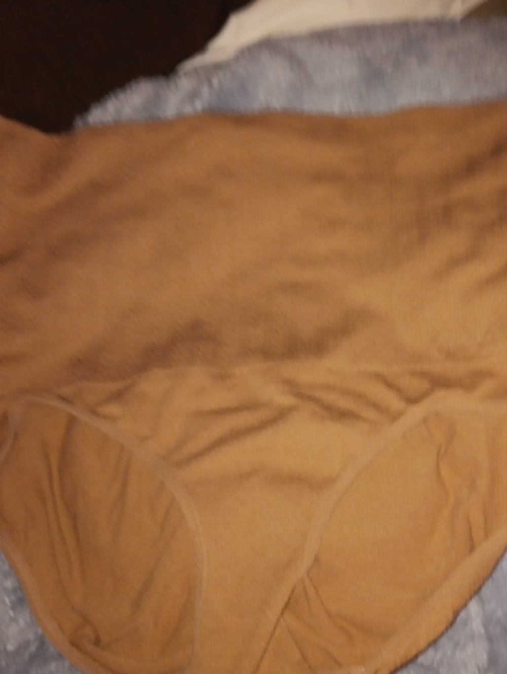 Gloria Vanderbilt Shapewear Seamless High-Rise Briefs in Camel 3xl